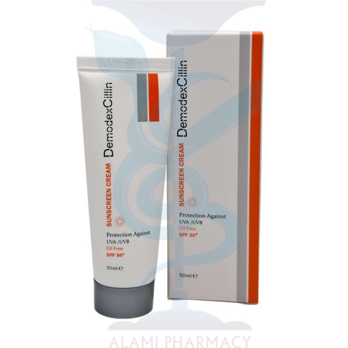 pro_1736679875_3966 ضد آفتاب بیرنگ پوست چرب دمودکسیلین SPF50 - Image 1