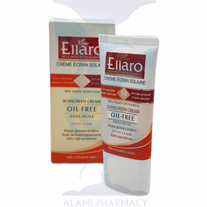کرم ضد آفتاب بژ روشن Spf 50 الارو