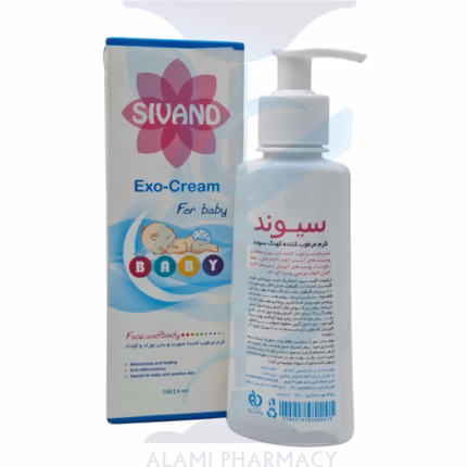 کرم مرطوب کننده صورت و بدن کودک سیوند حجم 150 میل
