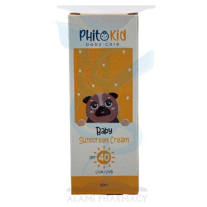 کرم ضدآفتاب کودک spf 40 فیتوکید 50 میل کرم ضدآفتاب کودک spf 40 فیتوکید 50 میل