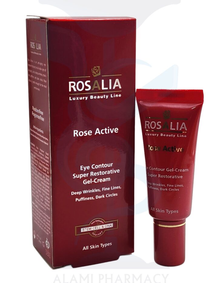 ژل کرم دور چشم رزالیا مدل Rose Active حجم 20 میل - Image 1